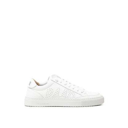 P448 Hvid Lædersneaker