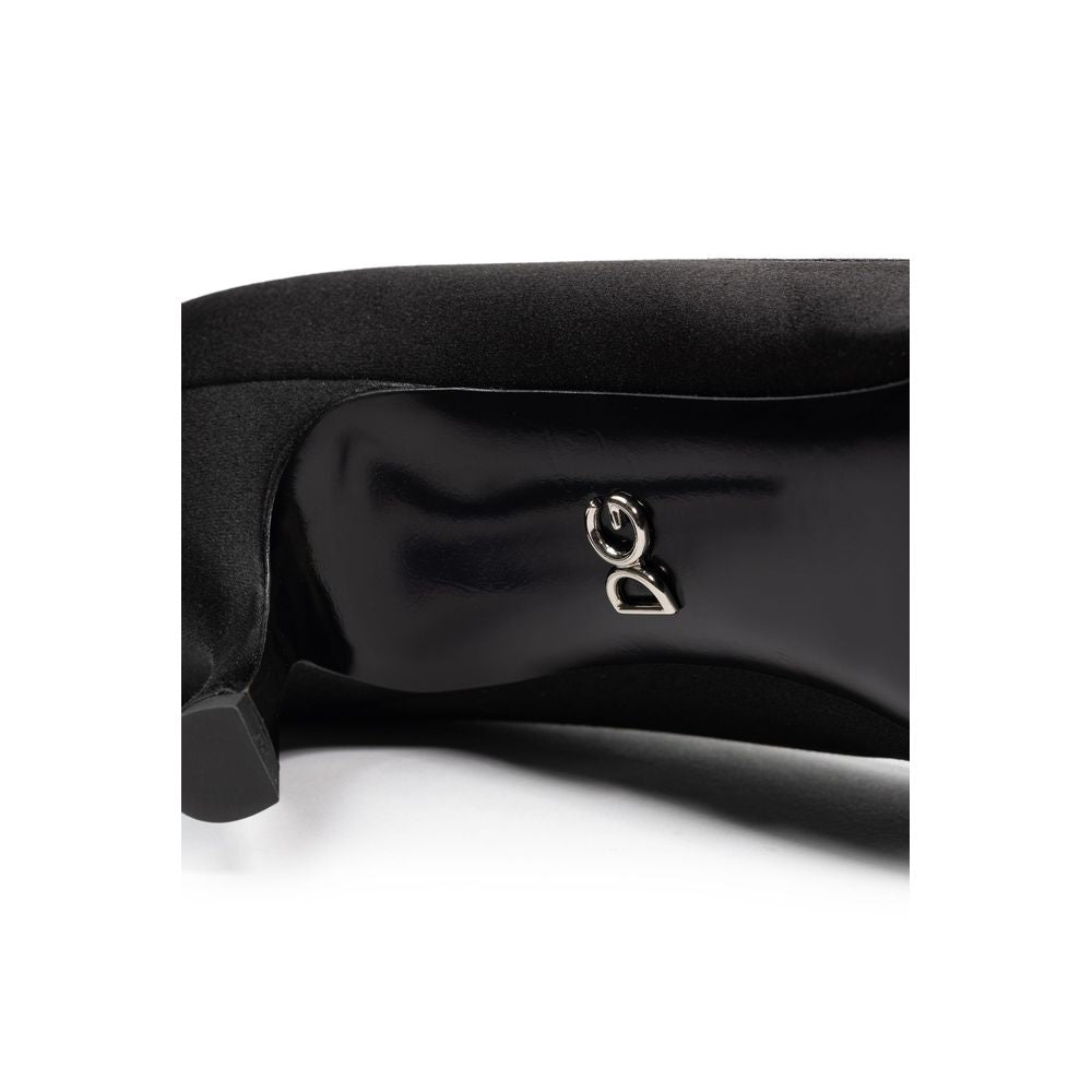 Dolce &amp; Gabbana sort viskose pumps