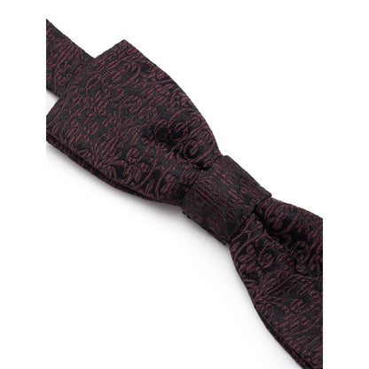 Dolce &amp; Gabbana Sorte Silkeslips &amp; Sløjfe