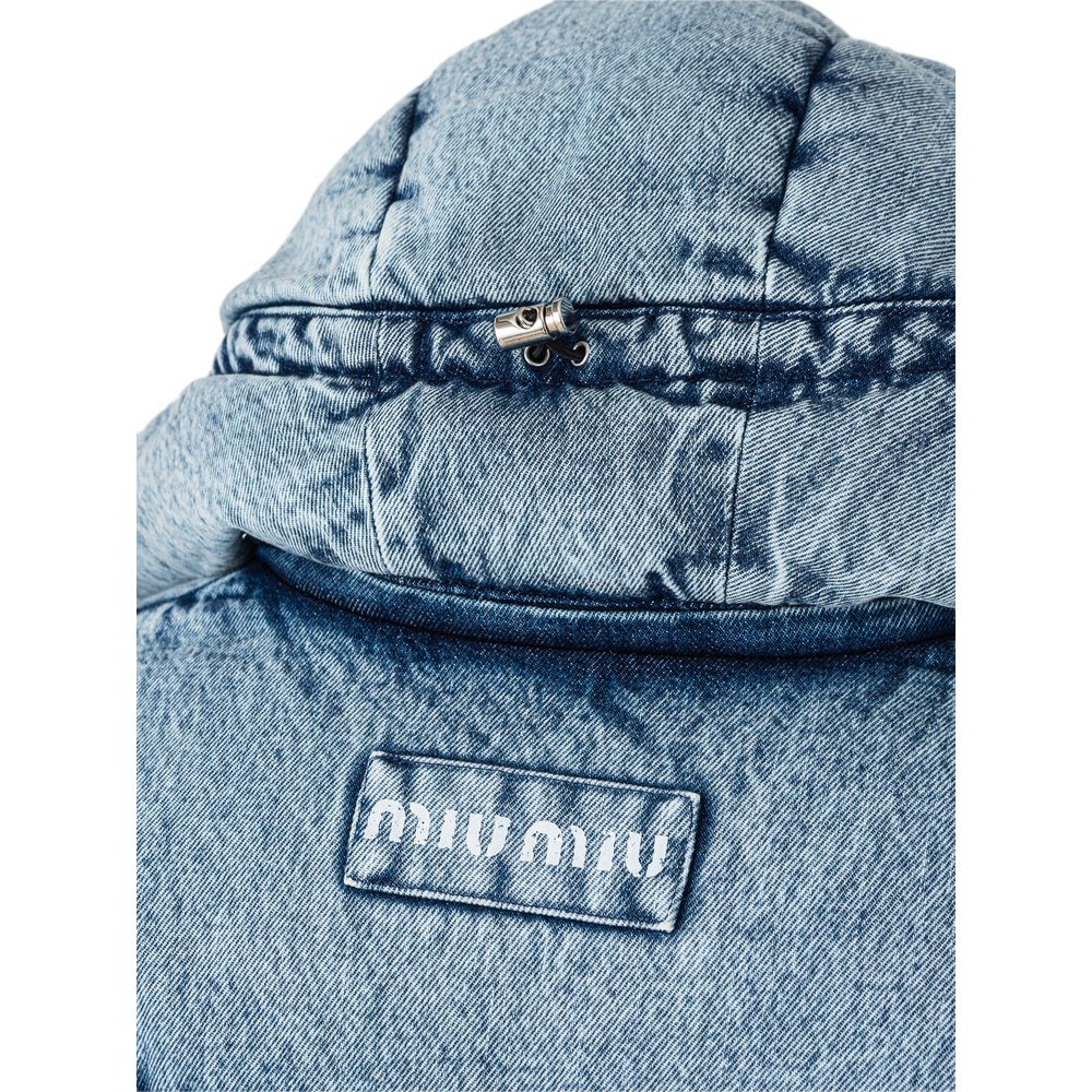 Miu Miu Blå Polyester Jakker &amp; Frakke