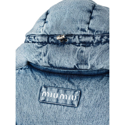 Miu Miu Blå Polyester Jakker &amp; Frakke