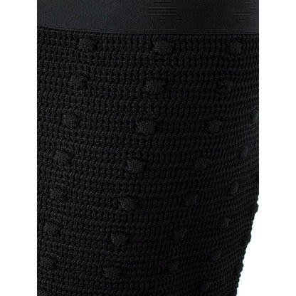 Bottega Veneta Elegant Sort Bomuldsnederdel