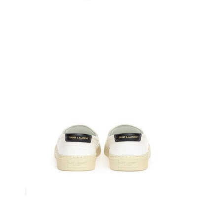 Saint Laurent hvid bomuldssneaker