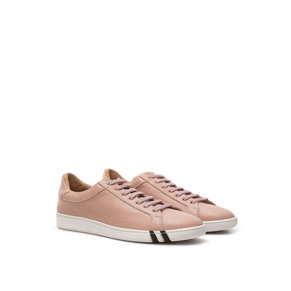 Bally Elegante Pink Lædersneakers til Kvinder