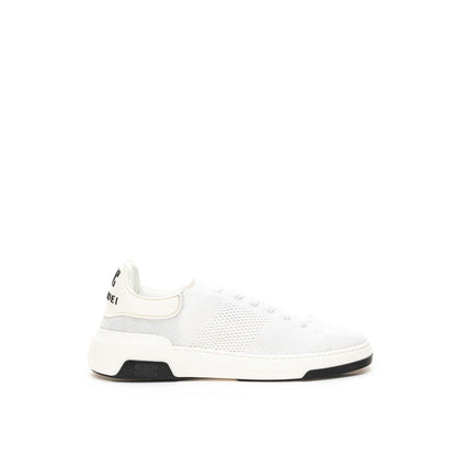 Casadei Elegante Hvide Lædersneakers