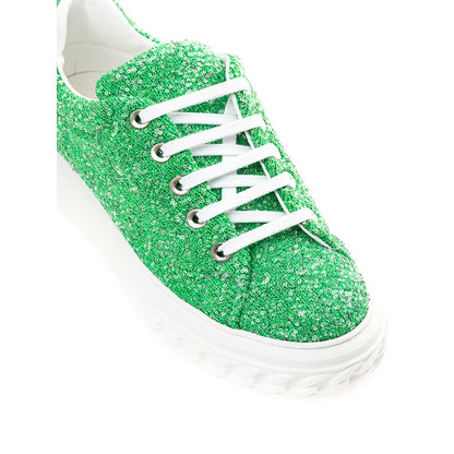 Casadei Emerald Elegance Lædersneakers