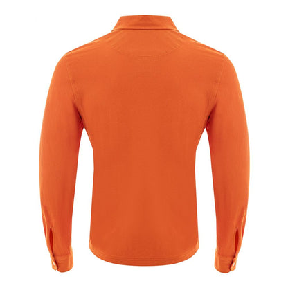 Gran Sasso Elegant Orange Bomuldspolo til Herrer