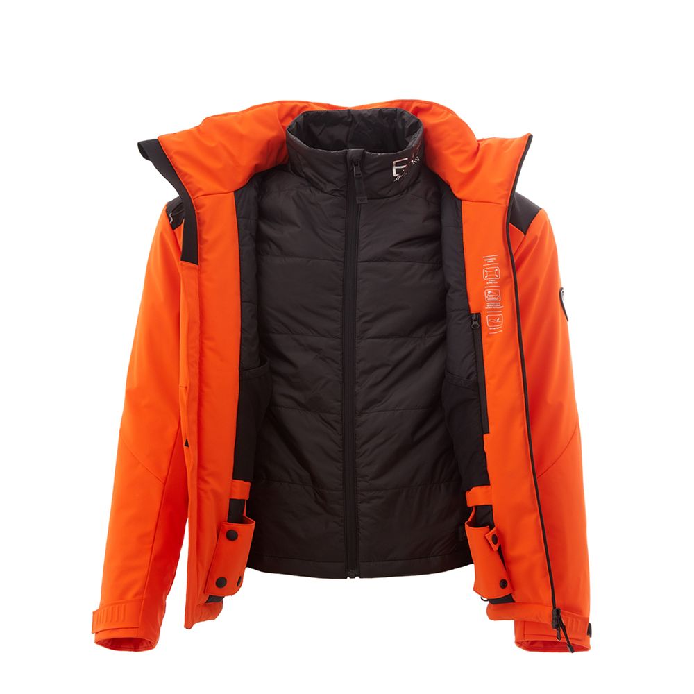 EA7 Emporio Armani Radiant Orange EA7 Letvægtsjakke
