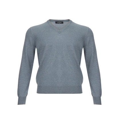 Gran Sasso Elegant Cashmere Sweater i Chic Grå