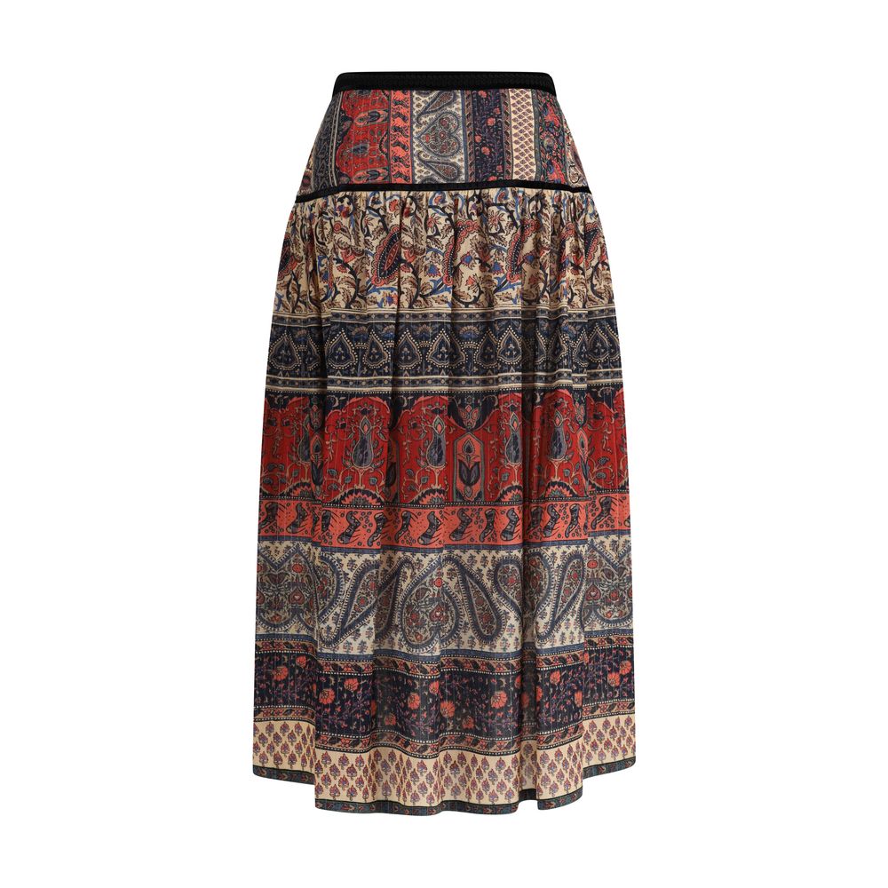 Valentino Voyage Imaginaire midi-nederdel