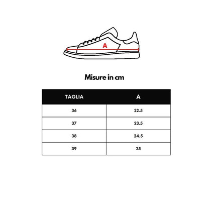 P448 Hvid Lædersneaker