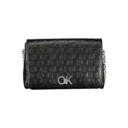 Calvin Klein sort polyester håndtaske