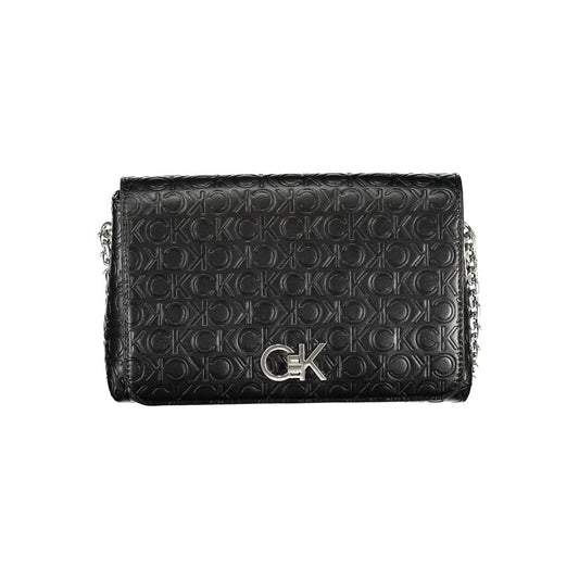 Calvin Klein sort polyester håndtaske