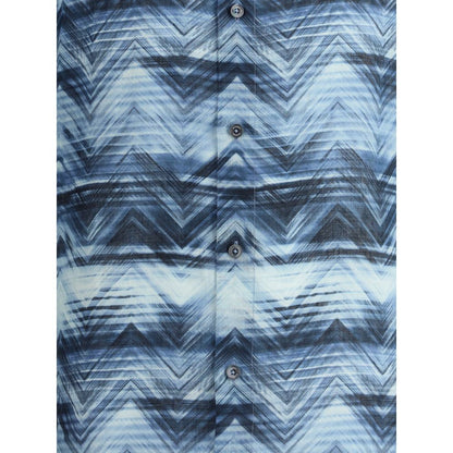 Missoni kortærmet skjorte med zigzag-mønster