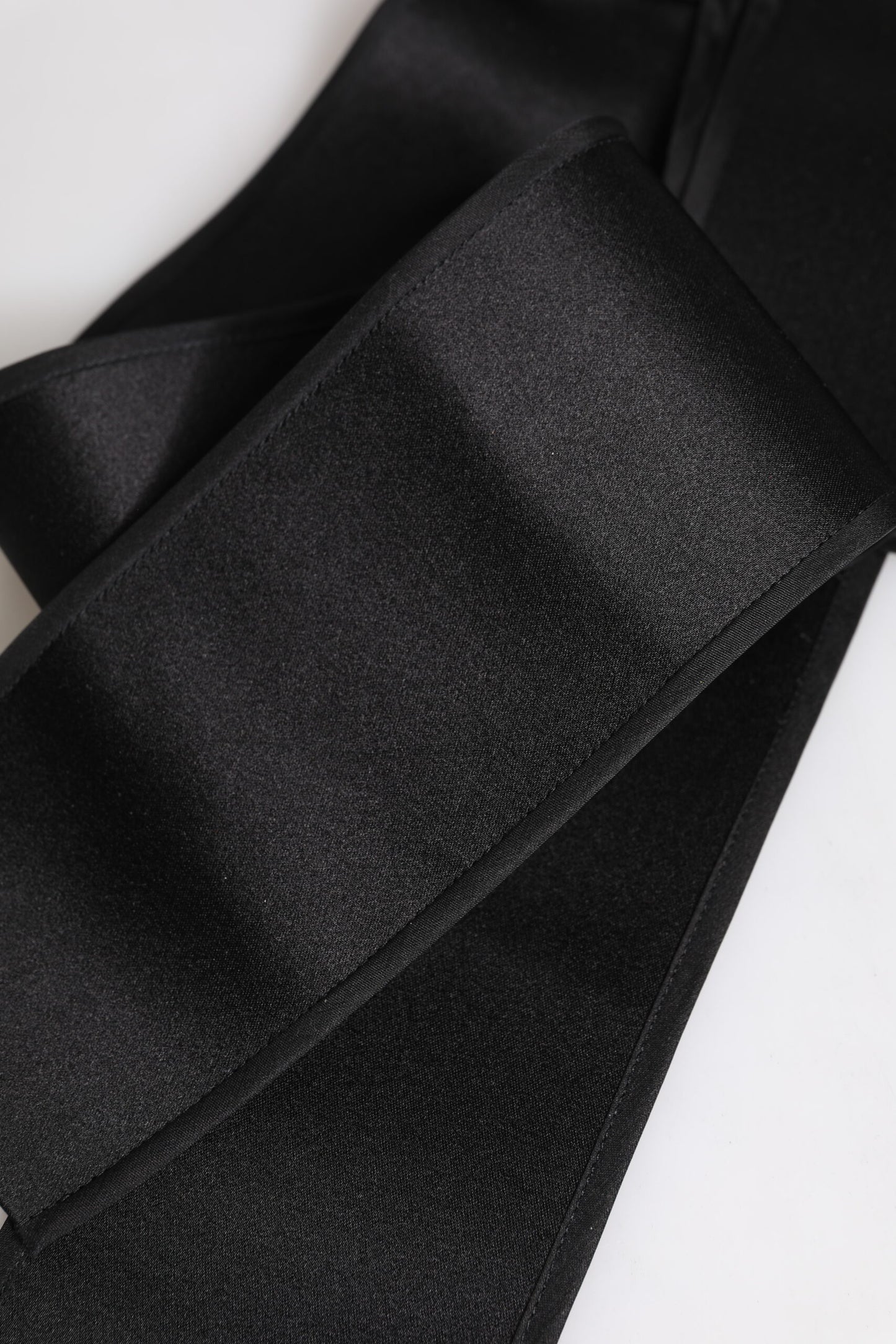 Dolce &amp; Gabbana sort satin bred taljebælte