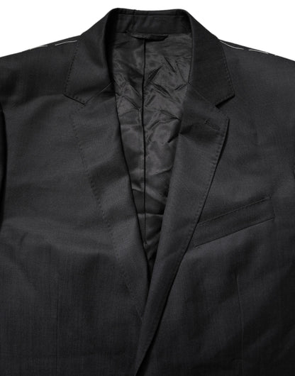 Dolce &amp; Gabbana Sort Enkeltradet Herrefrakke MARTINI Blazer