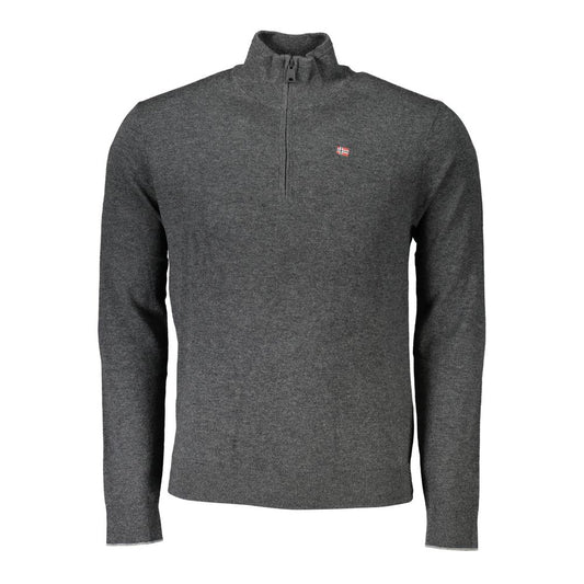 Napapijri grå stof sweater til mænd