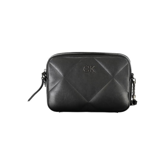 Calvin Klein sort polyester håndtaske