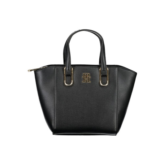 Tommy Hilfiger sort polyethylen håndtaske