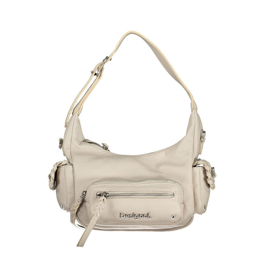 Desigual Hvid Polyethylen Håndtaske