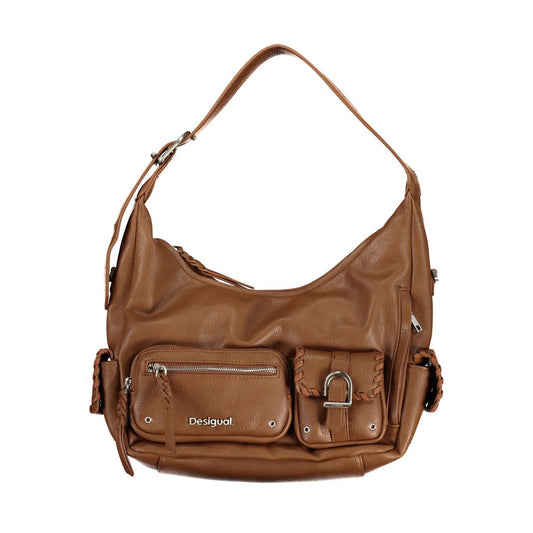 Desigual Brun Polyethylen Håndtaske