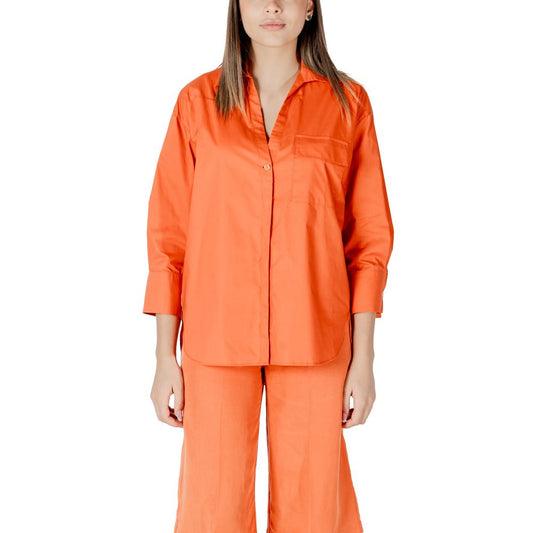 Liu Jo Orange Bomuldsskjorte