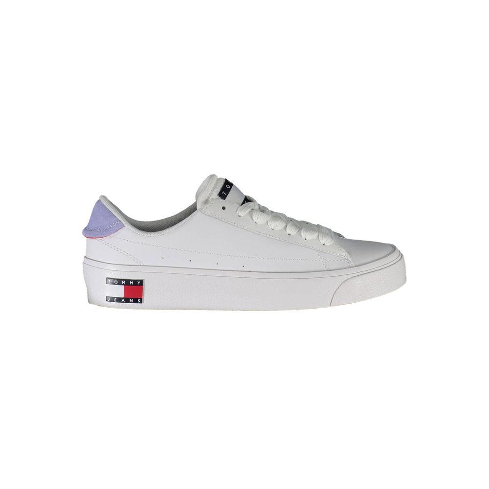 Tommy Hilfiger Hvid Læder Dame Sneaker