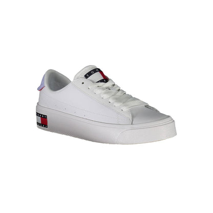 Tommy Hilfiger Hvid Læder Dame Sneaker
