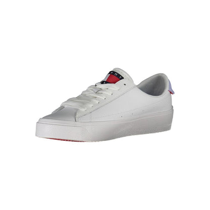 Tommy Hilfiger Hvid Læder Dame Sneaker