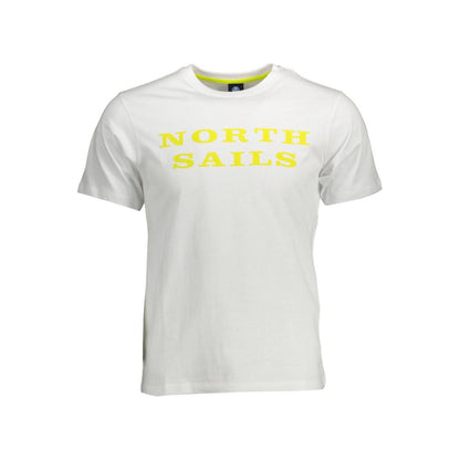North Sails Hvid Bomuld Herre T-shirt