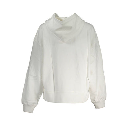 Calvin Klein Hvid Bomuldssweater Til Kvinder