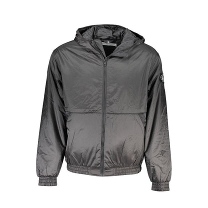 Calvin Klein Sleek Sort Hættetrøje med Kontrastdetaljer