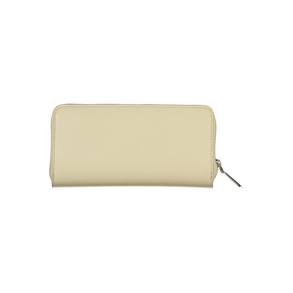Calvin Klein Elegant Beige Lynlåspung med RFID-blokering