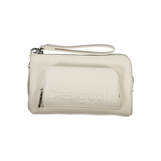 Desigual Hvid Polyethylen Håndtaske