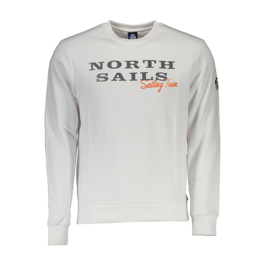 North Sails Hvid Bomulds Herretrøje