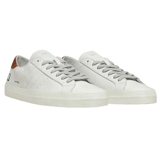DATE Hvid Lædersneaker