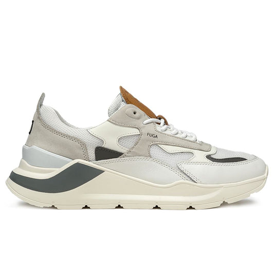 DATE Hvid Lædersneaker