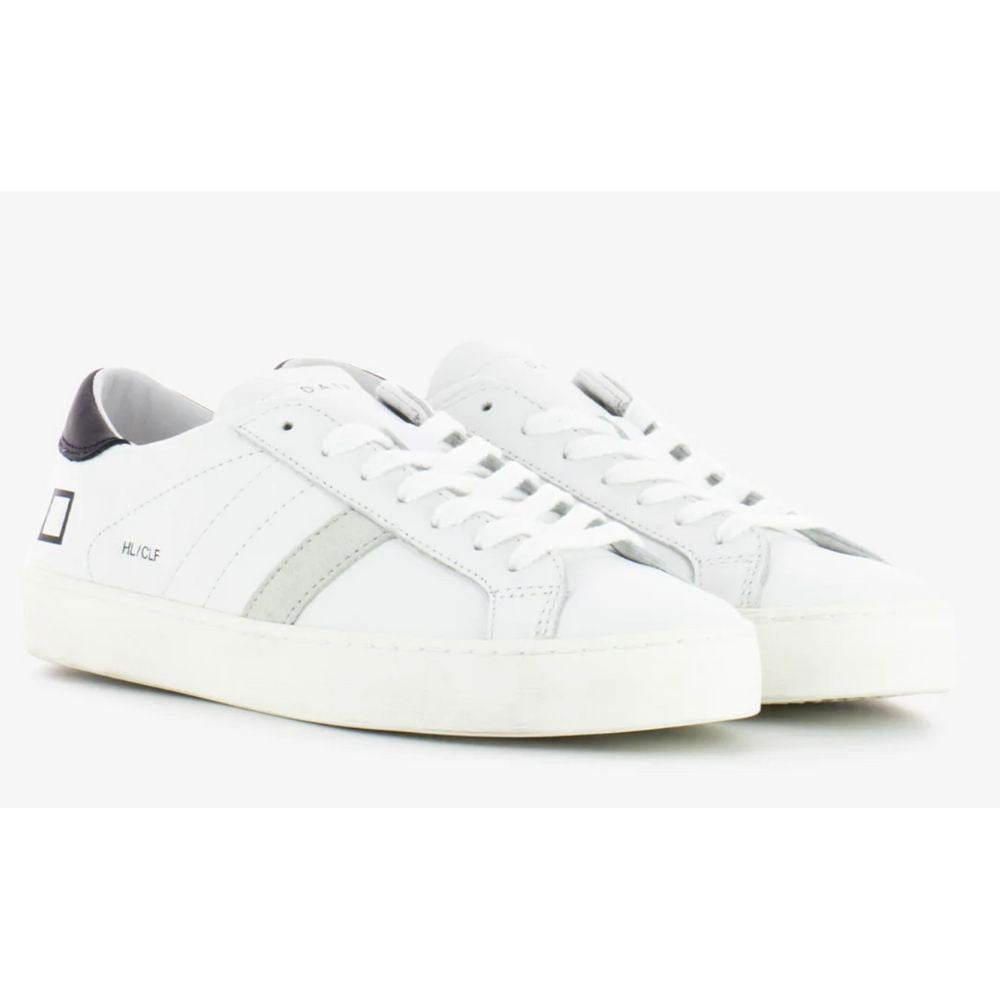 DATE Hvid Lædersneaker