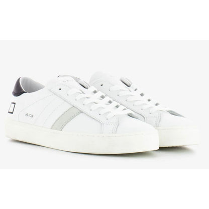DATE Hvid Lædersneaker