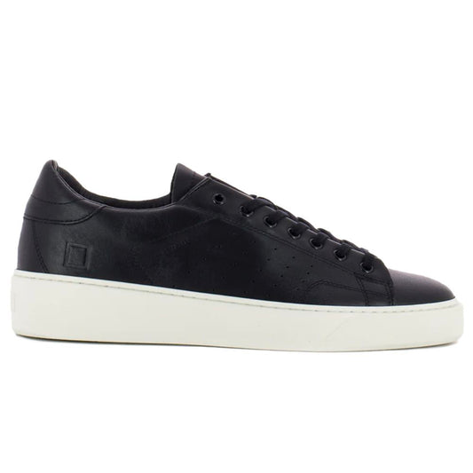 DATE Sort Lædersneaker