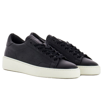 DATE Sort Lædersneaker