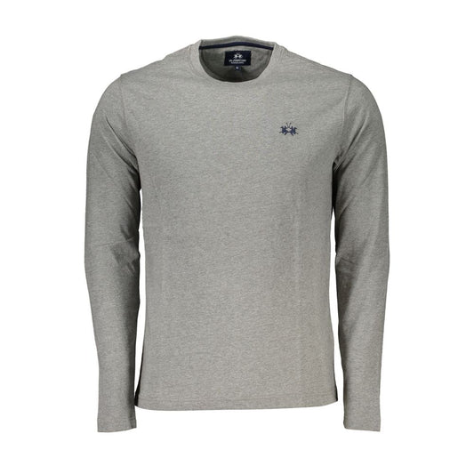 La Martina Elegant Langærmet T-shirt med Rund Hals