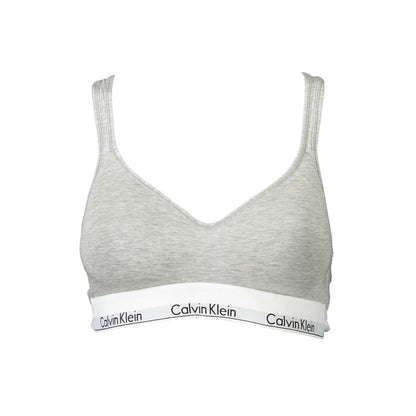 Calvin Klein Grå Bomuld Dame Bralette