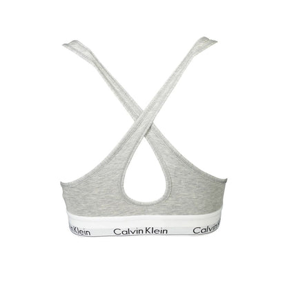 Calvin Klein Grå Bomuld Dame Bralette