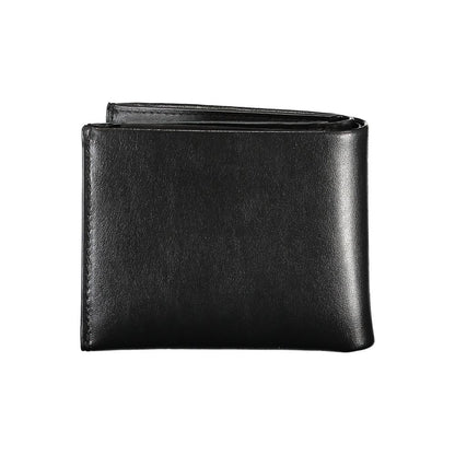 Calvin Klein Elegant Sort Læderpung med Dobbelt Rum