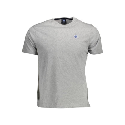 North Sails grå bomulds-T-shirt til mænd