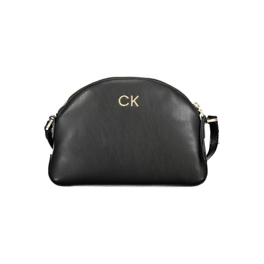 Calvin Klein sort polyester håndtaske