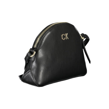 Calvin Klein sort polyester håndtaske