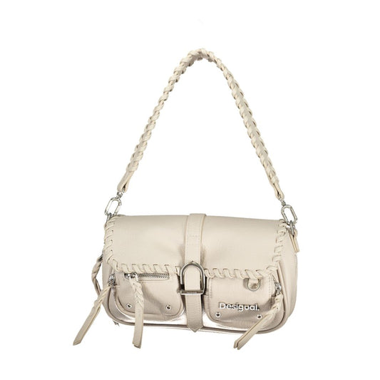 Desigual Hvid Polyethylen Håndtaske