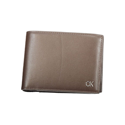 Calvin Klein brun læderpung